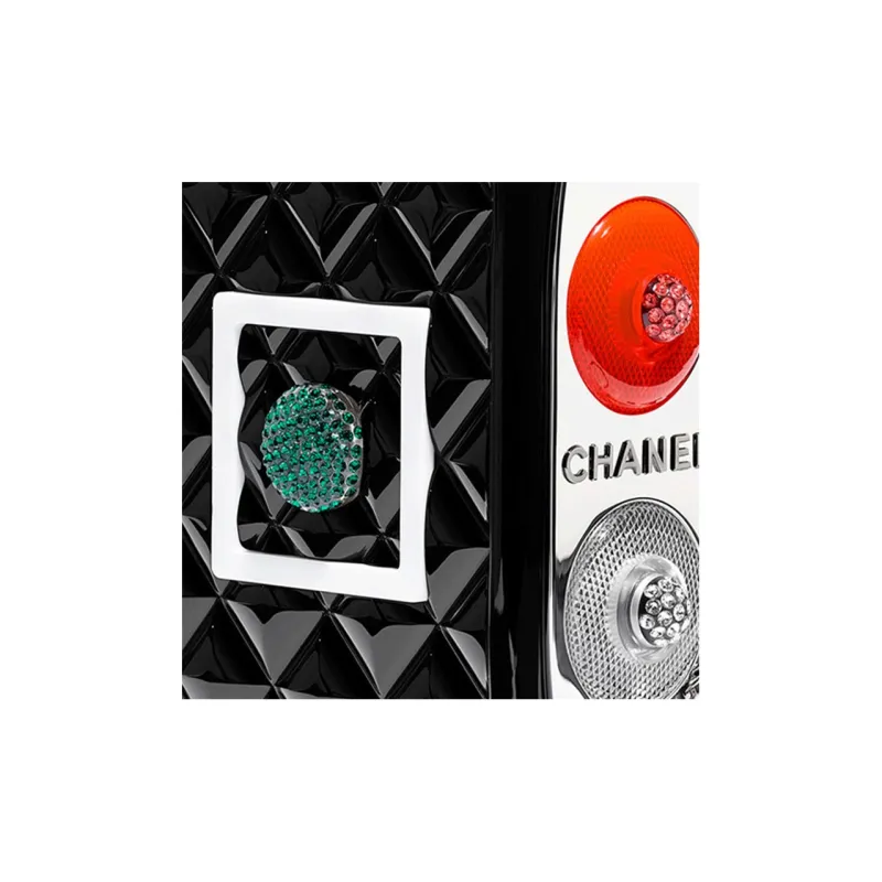 CHANEL Collector Diamond Pattern Evening Bag, Small Square Bag, Handbag, Shoulder Bag, Crossbody Bag Women's Black-3