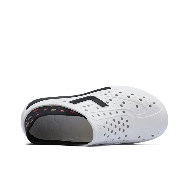 PONY Enjoy Sports Sandals Unisex White Black-2