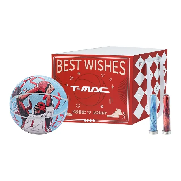 T-Mac Maddie Hall Of Fame Collection PU Basketball Blue Size 7 Training Unisex-10