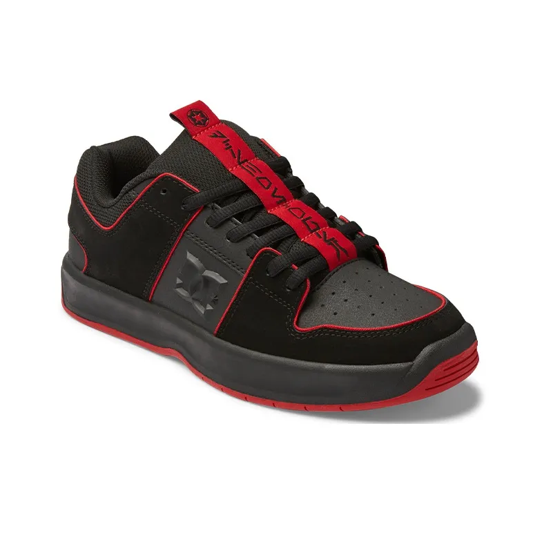 Star Wars x DC Shoes Slip Resistant Impact Resistant Wear Resistant Balance Low Top Skateboard Shoes Unisex Black Red-2