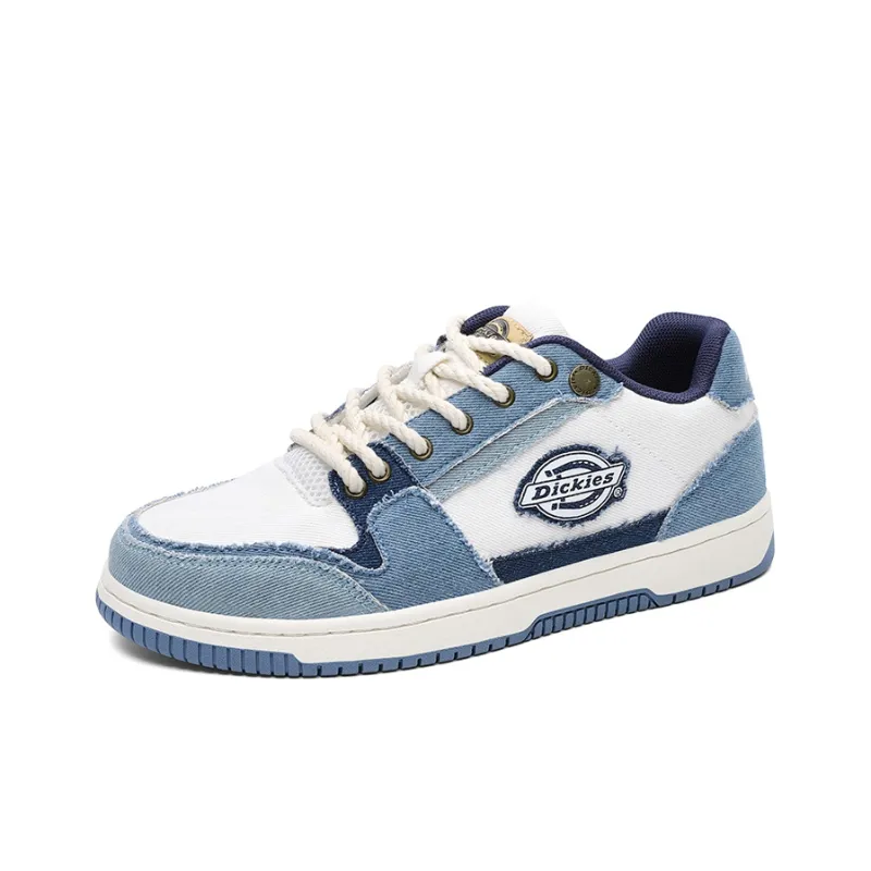 Dickies Skateboard Shoes Men Low Top Light Blue-1
