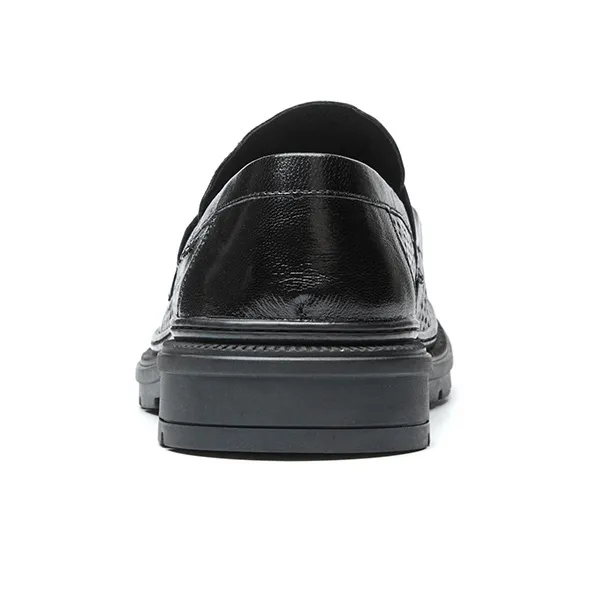 ST&SAT Dress Shoes Men Low Top Black-3