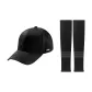 Black Hats & Caps+Black Cooling Arm Sleeves