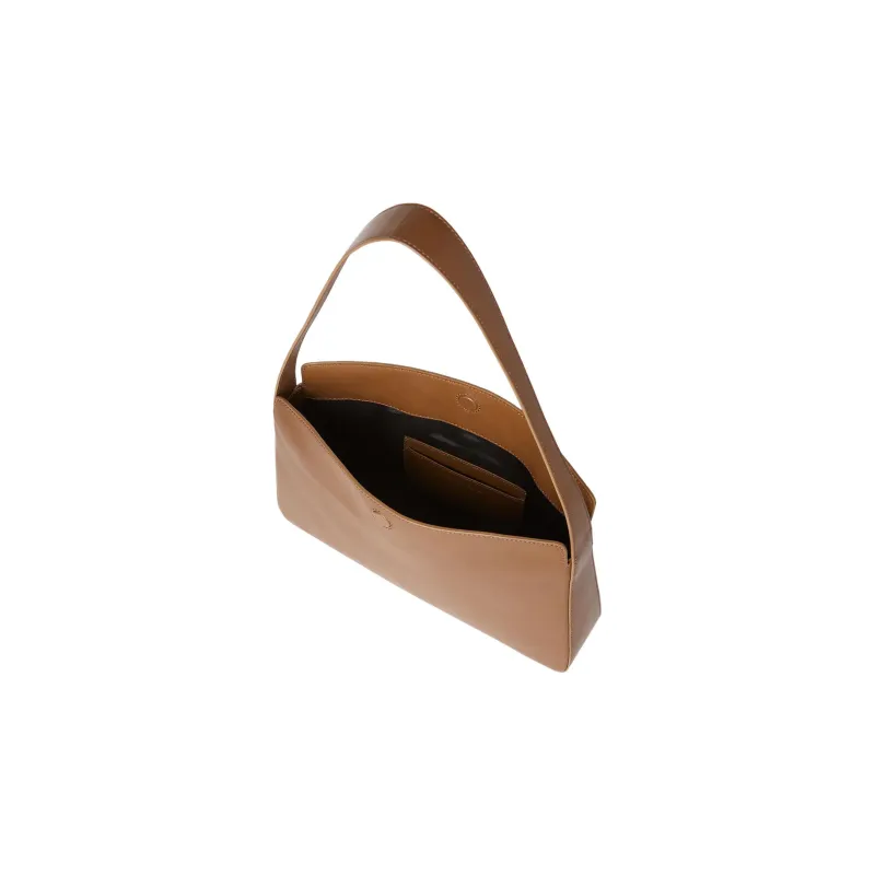 Balenciaga Leather Handbag Shoulder Bag Women's Brown-3