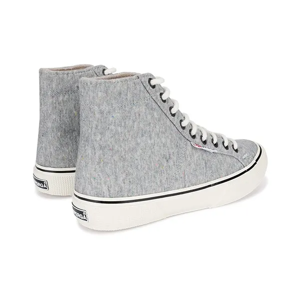 SUPERGA High-Top Sports Casual Shoes Women's Gray-2