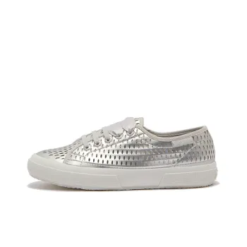SUPERGA Low-Top Skateboard Shoes Women's Silver
