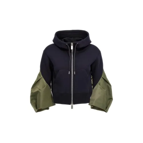 Sacai Jackets Women's Dark Blue