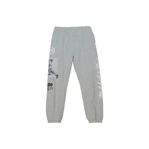 Mitchell Ness Casual Pants Men Gray