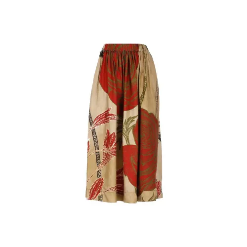 UMA WANG Casual Long Skirts Women's Multicolor