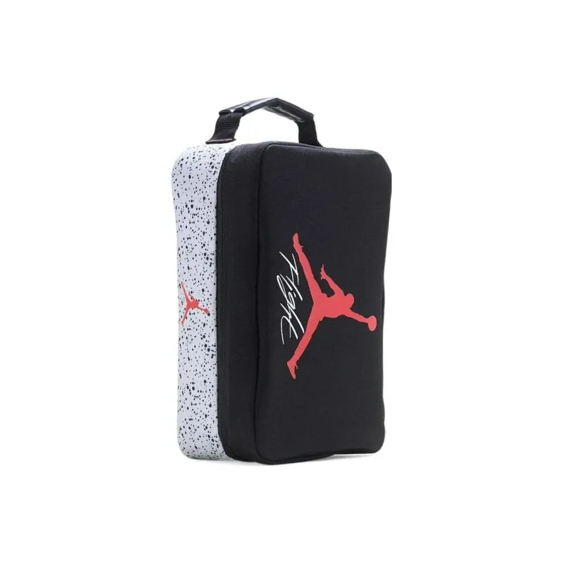 Jordan Canvas Shoe Box Canvas Bag Handbag Regular Unisex Black-1