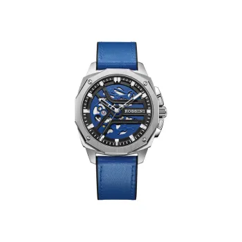 ROSSINI Medallion Collection Mechanical Movement Silicone Strap Watch Men's Watches Red Watch Dial 5210057