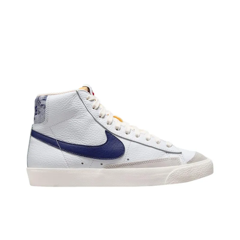 Nike Blazer Mid '77 White Midnight Navy Sail Gym Red-1