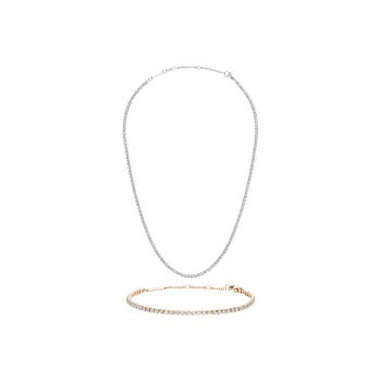 Daniel Wellington Alloy Starlight Tennis Necklace Unisex