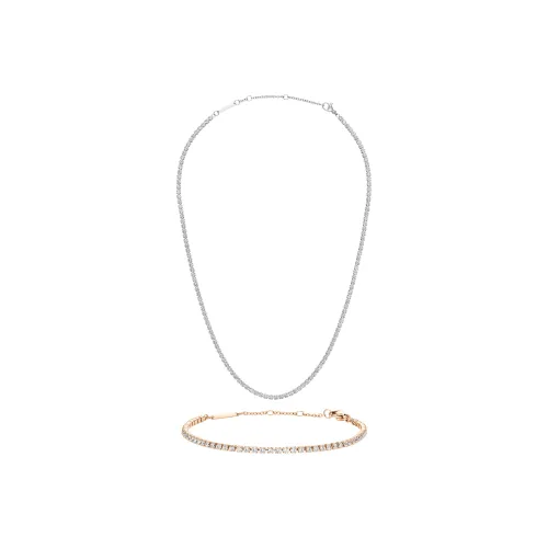 Daniel Wellington Alloy Starlight Tennis Necklace Unisex
