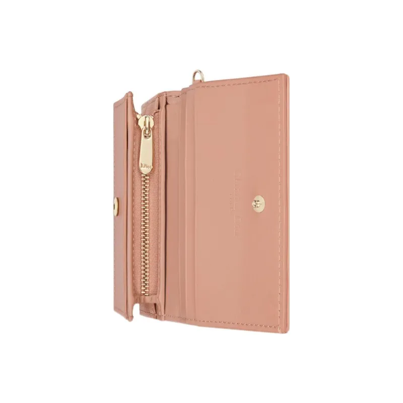 DIOR Lady Dior Soft Lambskin Clutch Card Holder, Wallet Mini Women's Rose Pink-3