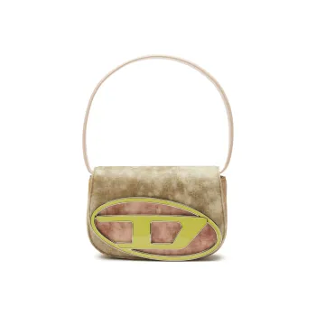 DIESEL Wax Canvas 1DR Bag Crossbody Bag Shoulder Bag Women's Yellow