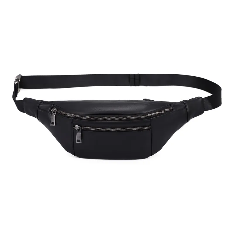 Slazenger Genuine Leather Dumpling Bag Fanny Pack Unisex-1
