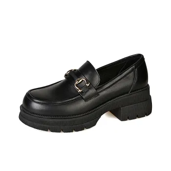 FOXER Platform Shoes Women's Black