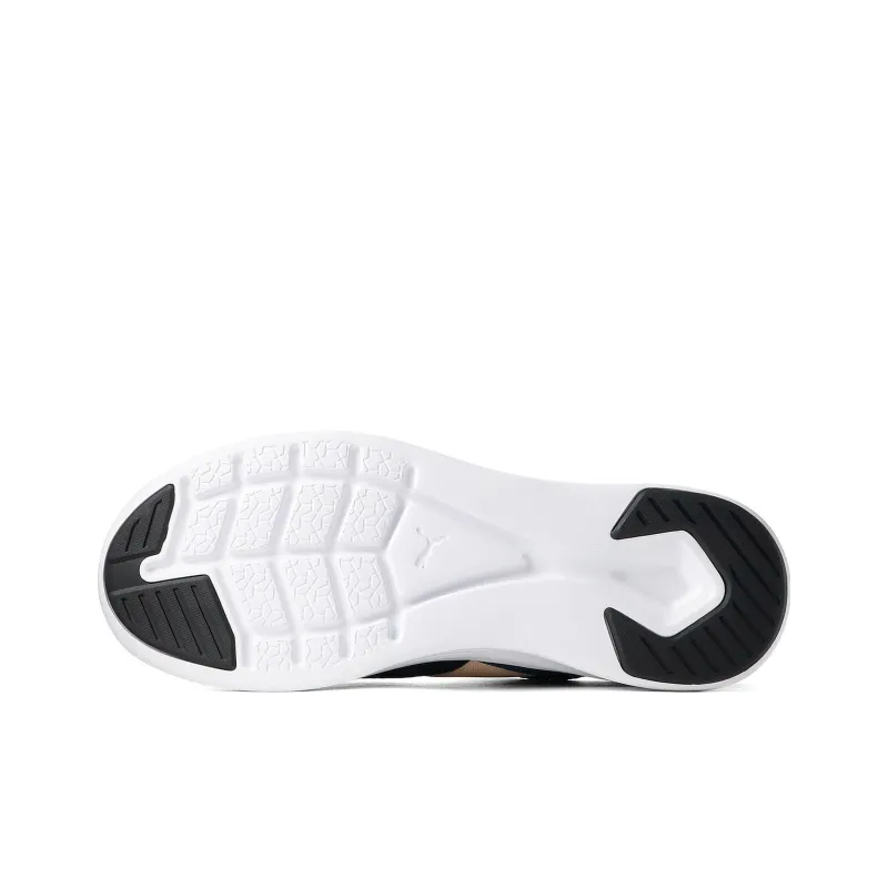 PUMA Lqd Flash Anti-Slip Wear-Resistant Low-Top Running Shoes Unisex Black Beige Gray-4