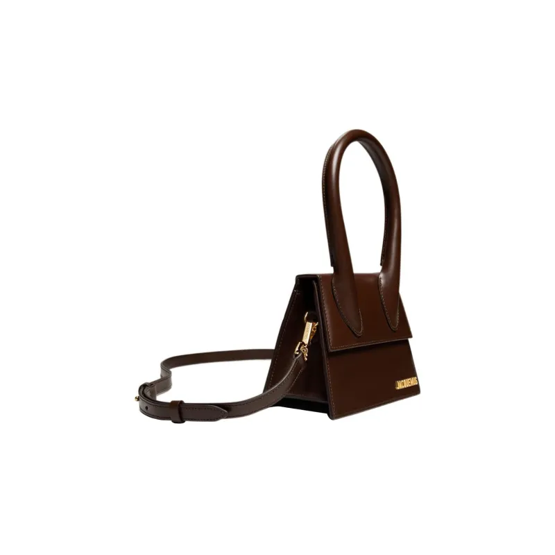 Jacquemus Le Chiquito Cow Leather Shoulder Bag, Crossbody Bag, Handbag Women's Brown-1