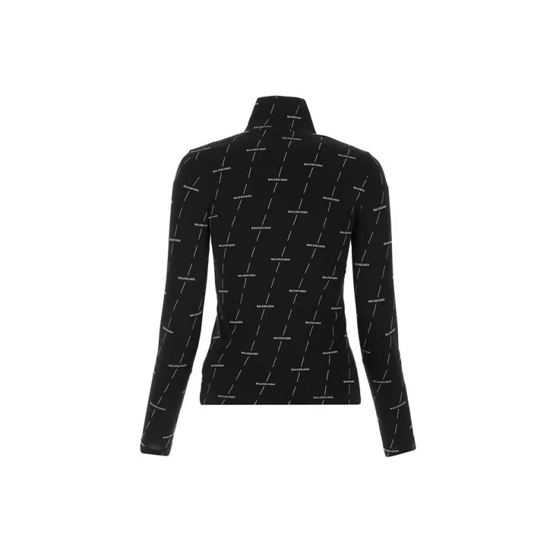 Balenciaga T Shirts Women's Black-1
