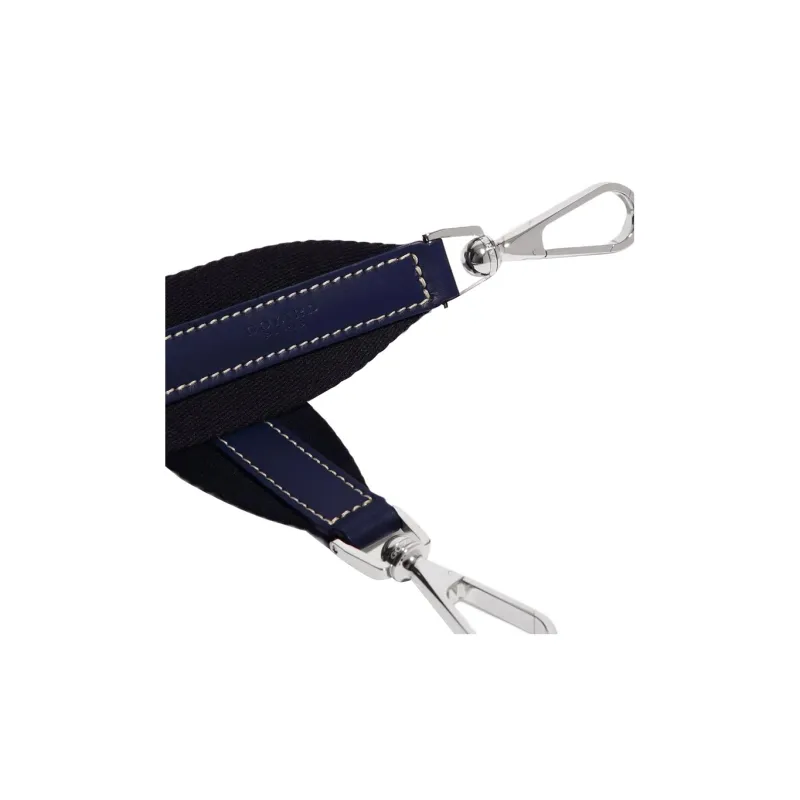 GOYARD Polyester-Cotton Blend With Clamecy Cow Leather Bag Straps Medium Size Unisex Marine Blue-2