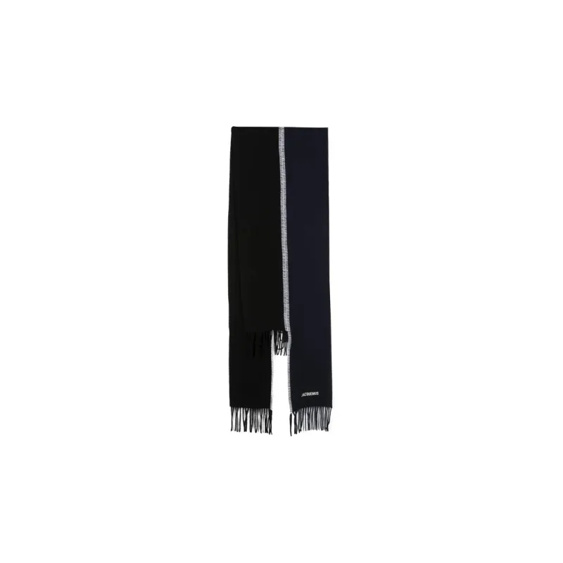 Jacquemus Knit Scarves Men Black-0