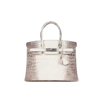 HERMES Crocodile Leather Birkin Bag Handbags Regular Women's Beige
