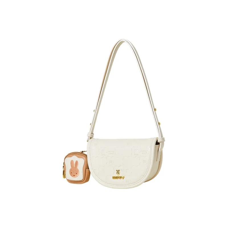 Miffy PU Saddle Bag, Crossbody Bag, Shoulder Bag Women's Green/White-7