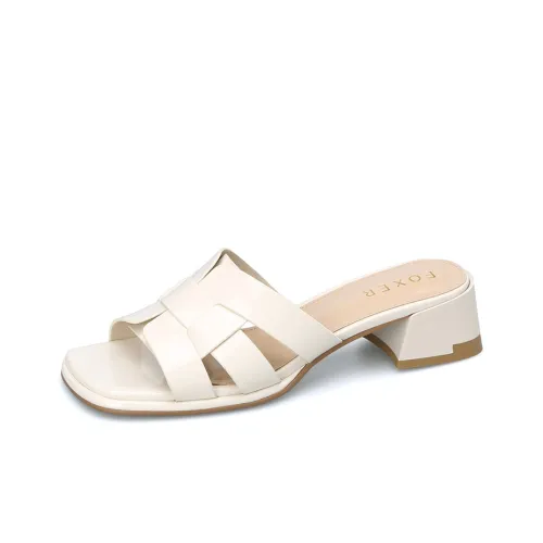 FOXER Slide Slippers Women's Beige