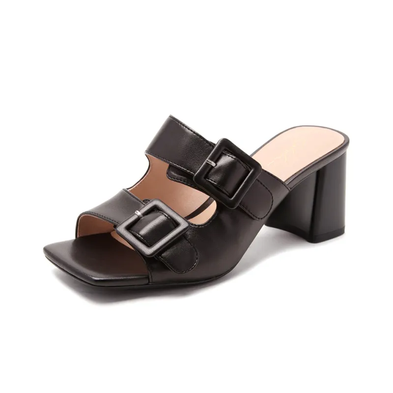 Satchi Stylish Sandal 7cm Women's Black-1