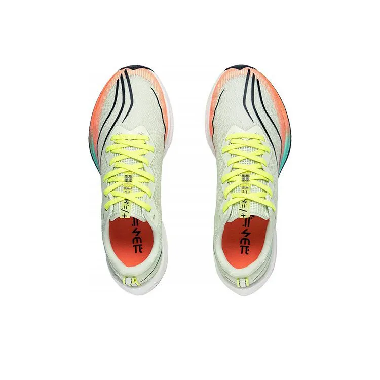 LiNing Red Hare 6 Pro Slip Resistant, Abrasion Resistant, Breathable Low Top Running Shoes Women's Green Blue Orange-2