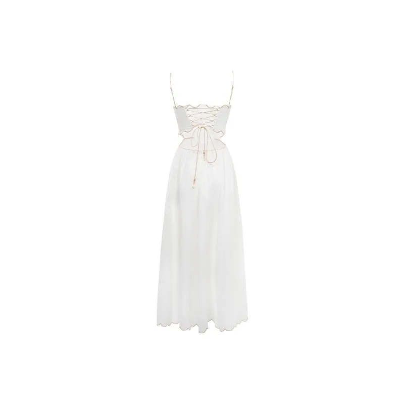 Zimmermann Sleeveless Dresses Women's White-1