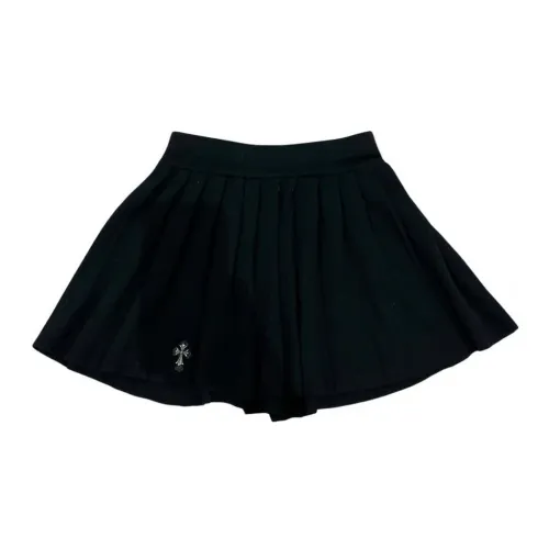 Chrome Hearts Casual Short Skirts Women's Black