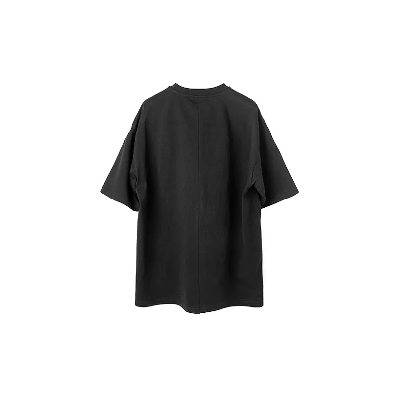 HUANXIANGZHE T Shirts Unisex Black-1