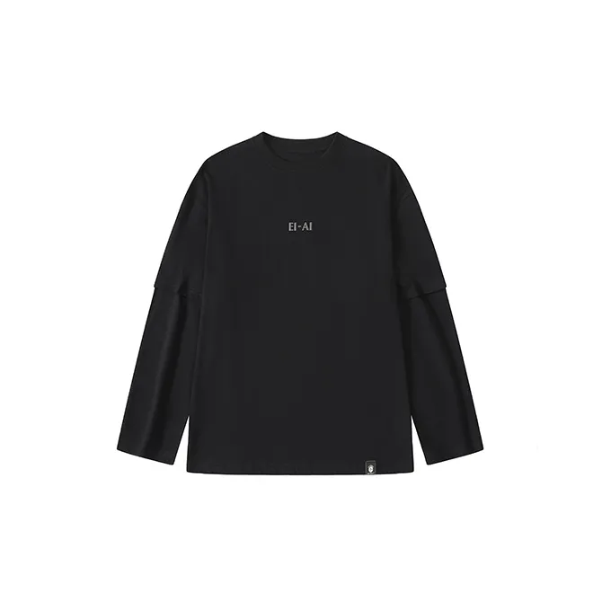 AiLoT T Shirts Unisex Black-1