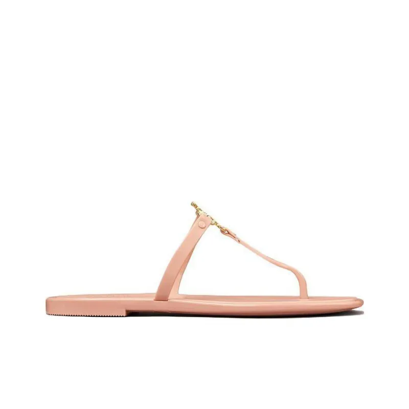 TORY BURCH Roxane Jelly Logo-plaque Slides-1
