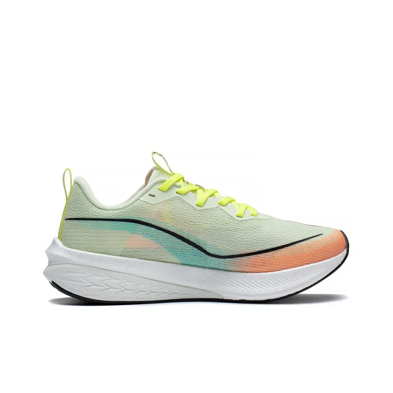 LiNing Red Hare 6 Pro Slip Resistant, Abrasion Resistant, Breathable Low Top Running Shoes Women's Green Blue Orange-1