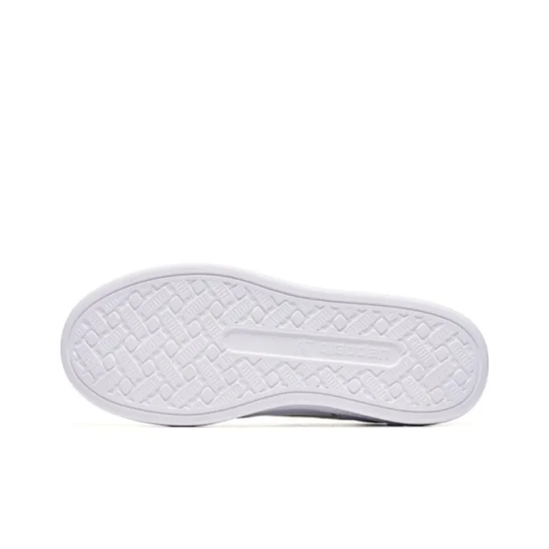 QIAODAN Beach Party Cushioned Wear-Resistant Lightweight Low-Top Skateboard Shoes Women's White Pink-5