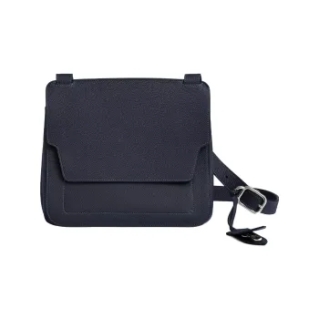 HERMES MaliSelle Togo Calfskin Courier Bag Shoulder Bag Crossbody Bag Regular Women's 2Z Bleu Nuit Midnight Blue