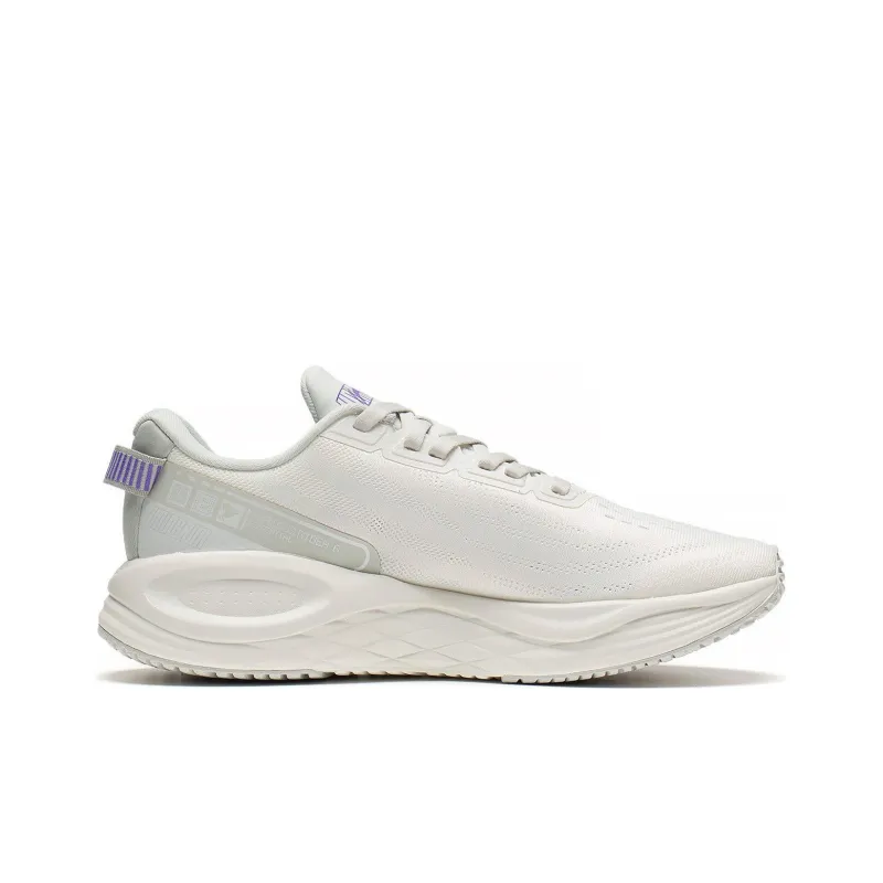 LiNing Furious Rider 6.0 Essential Anti Slip Wear Resistant Low Top Running Shoes Men's White-1
