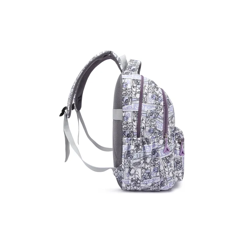NOMK Nylon Canvas Portable Backpack Unisex Multicolor-15