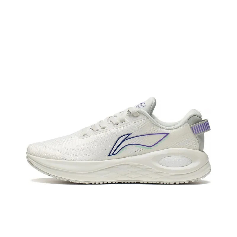 LiNing Furious Rider 6.0 Essential Anti Slip Wear Resistant Low Top Running Shoes Men's White-0