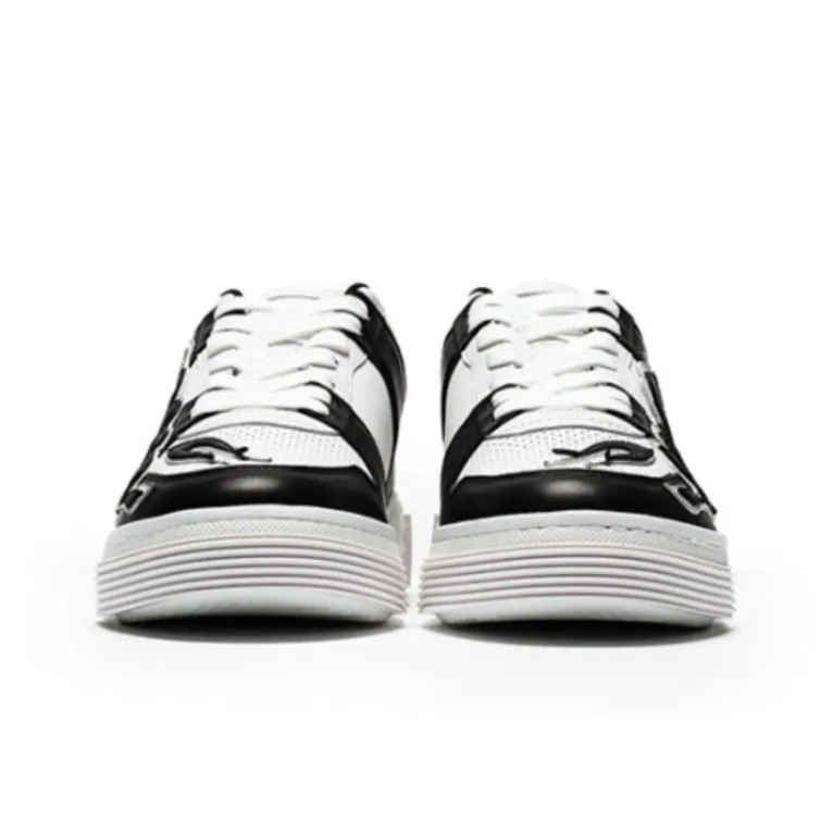 BLOCCO5 Letter Shoes Stylish Skateboarding Shoes Unisex Black-2