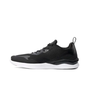 PUMA Lqd Flash Anti Slip Wear Resistant Low Top Running Shoes Men's Black White