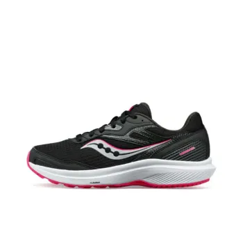 saucony Women's Cohesion 16 Wide 'Black Fuchsia'
