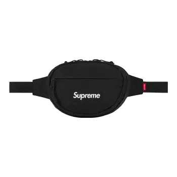 Supreme FW18 Fabric Sling Bag, Crossbody Bag, Fanny Pack Regular Unisex Black