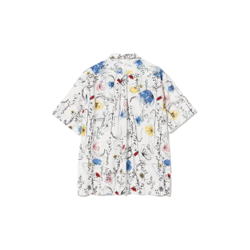 Beams Shirts Men White Pink-1