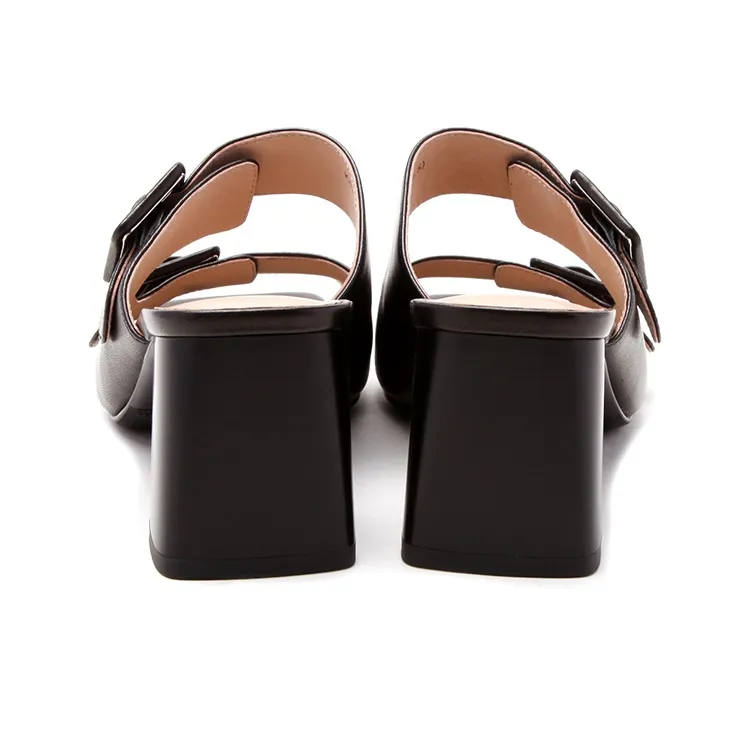 Satchi Stylish Sandal 7cm Women's Black-4