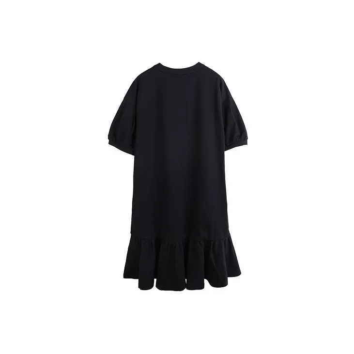 LALABOBO Short-Sleeved Dresses Women's Black-1